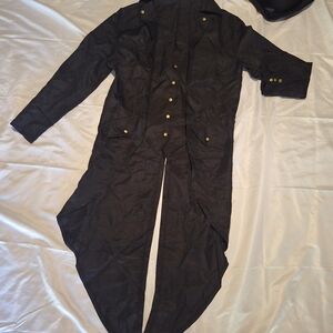 Costume Black Tailcoat with Gold Buttons ( Magician Man)